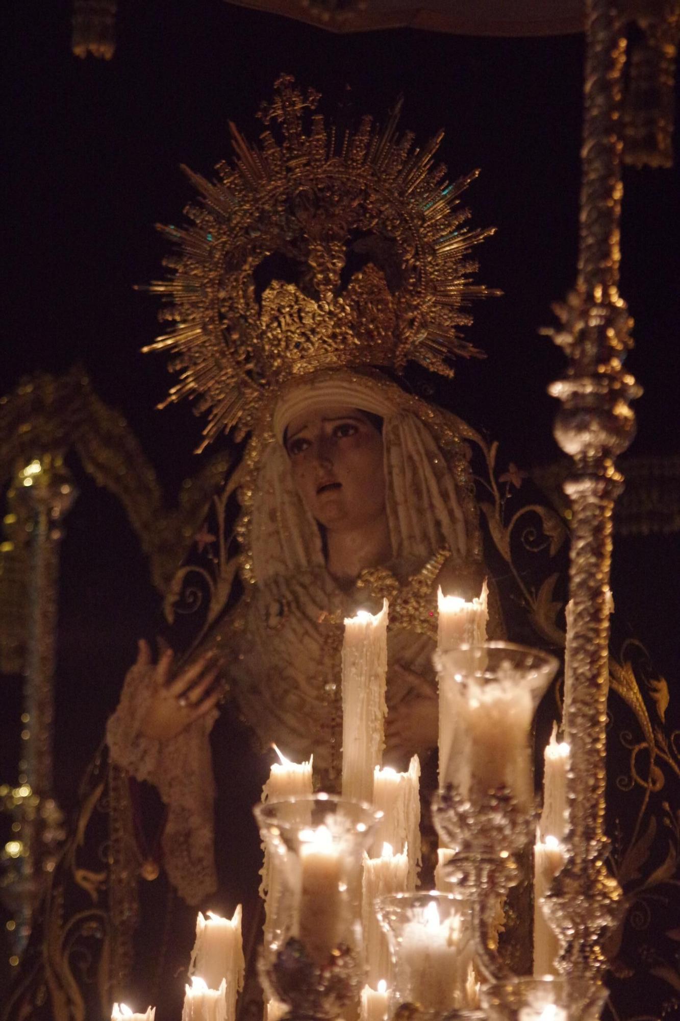 Procesión de la cofradía del Cristo de la Hermandad y la Virgen de los Dolores