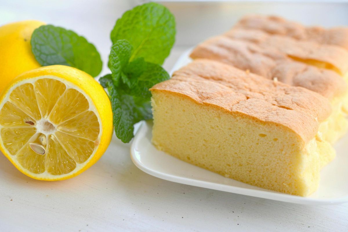 Receta de bizcocho de limón.