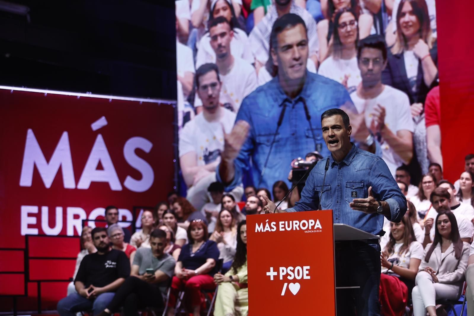 Sánchez abre la campaña de las elecciones europeas en València