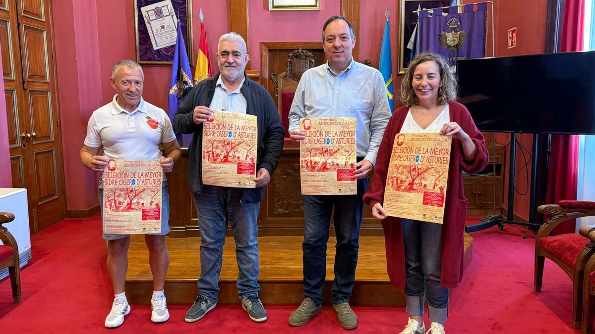 Presentación de una nueva edición de los premios de sidra casero Mundo Collada