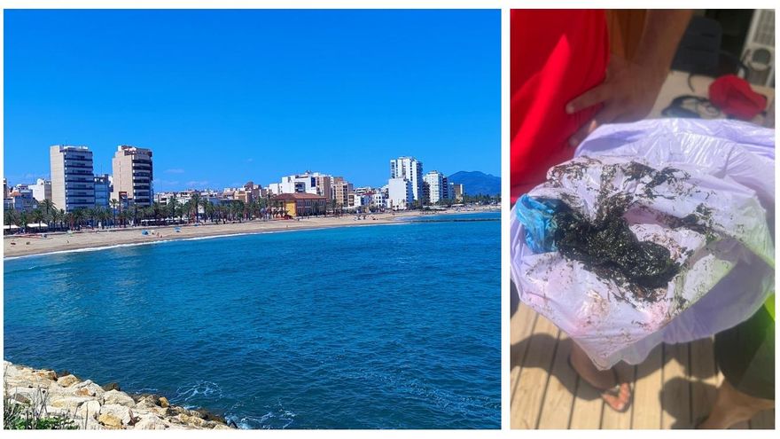 Cerrada al baño una importante playa de Castellón tras detectar chapapote en el agua