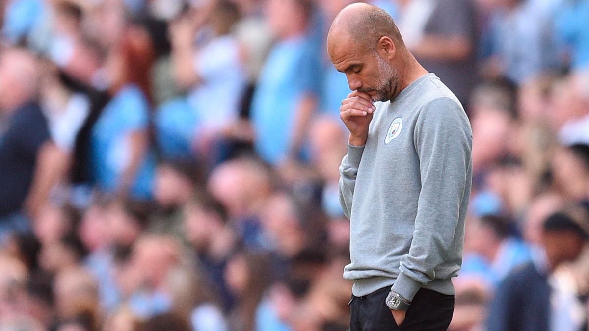 Guardiola durante el partido ante el Southampton