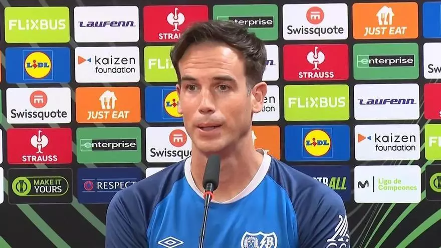 Iñigo Pérez: "Creo que es factible ganar la Conference League"