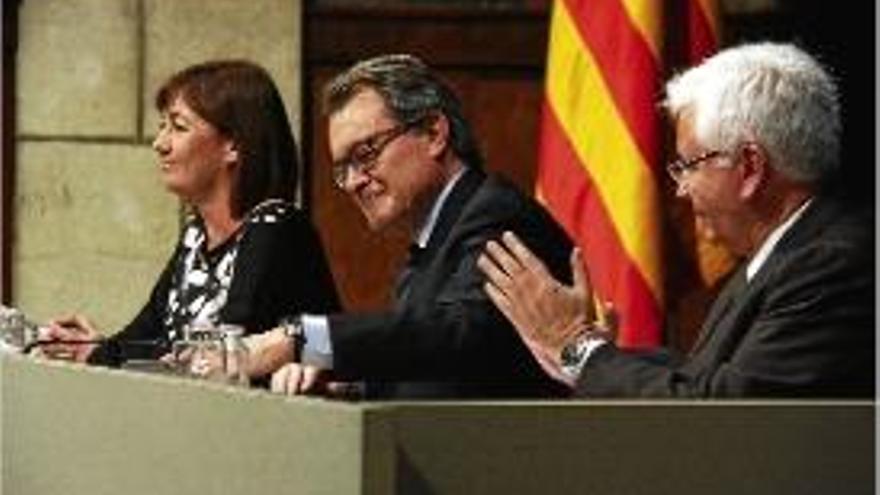 Francina Armengol, Artur Mas i Ferran Mascarell.