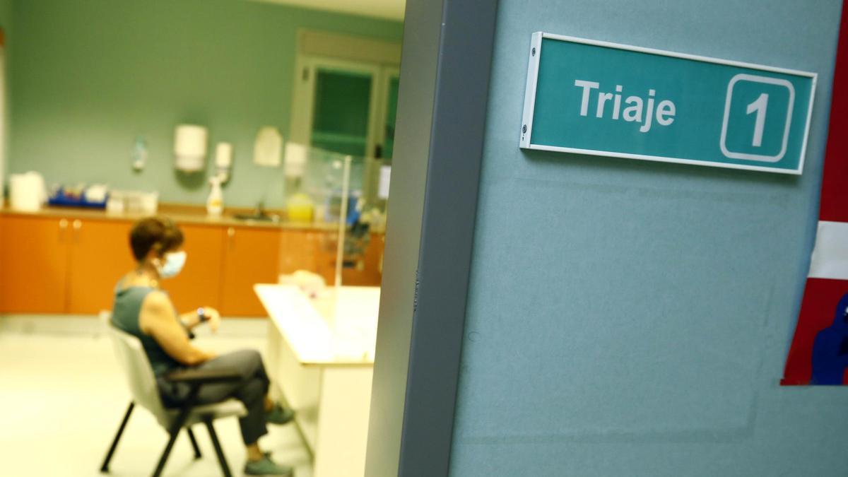 Una sala de triaje del hospital Miguel Servet, en una imagen de archivo.