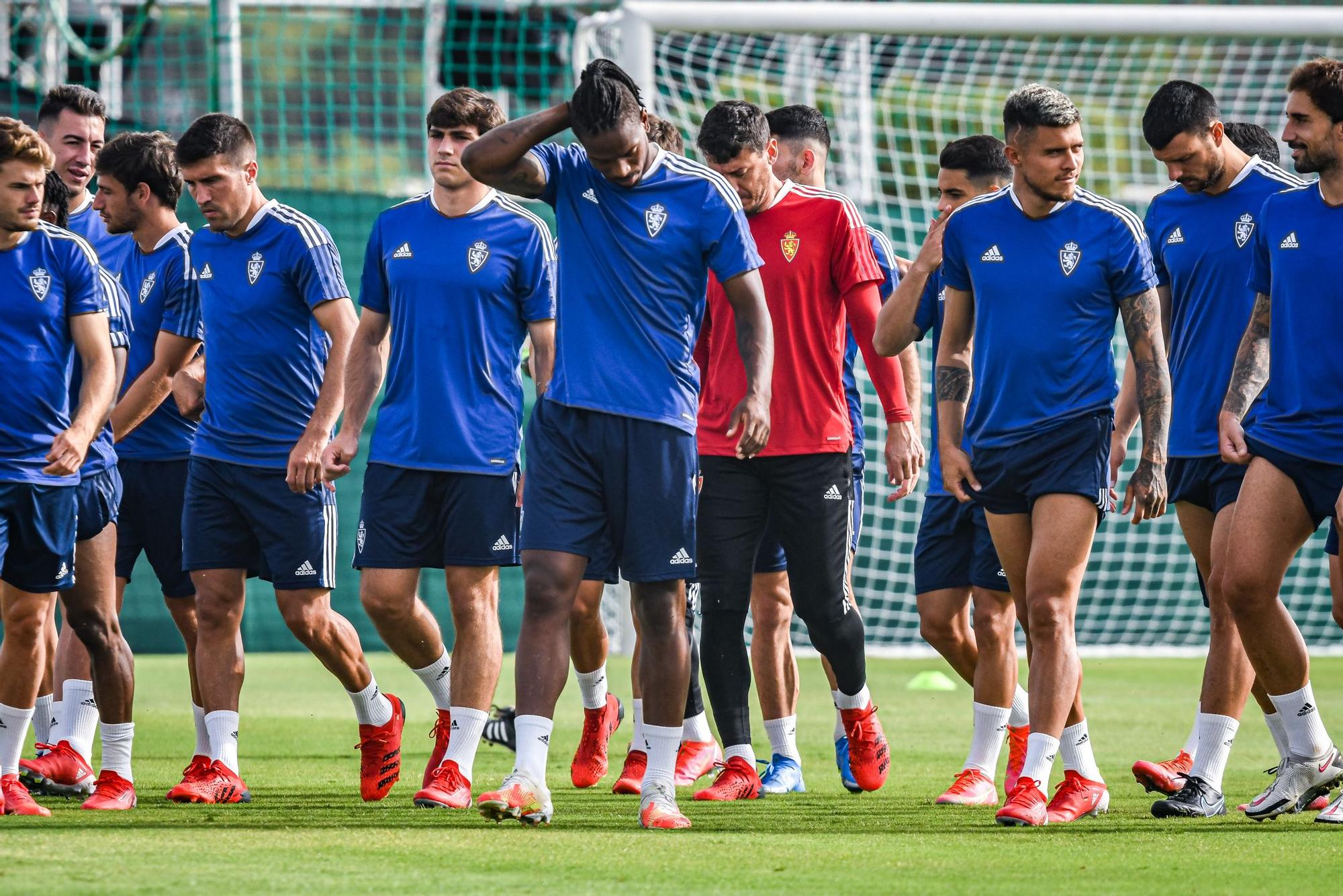 Segundo entrenamiento del Real Zaragoza en las instalaciones del las instalaciones de Pinatar Arena