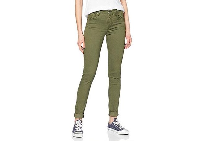 Levis skinny verdes