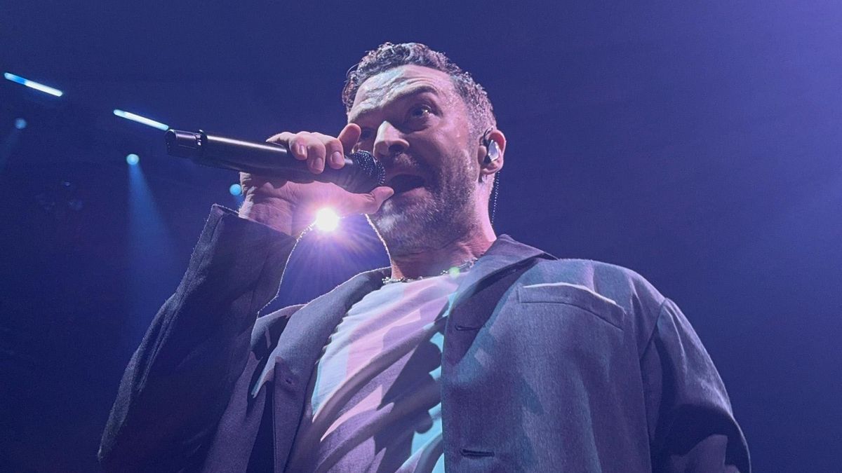 Justin Timberlake en Nueva York en un concierto de su gira 'Forget Tomorrow World Tour'