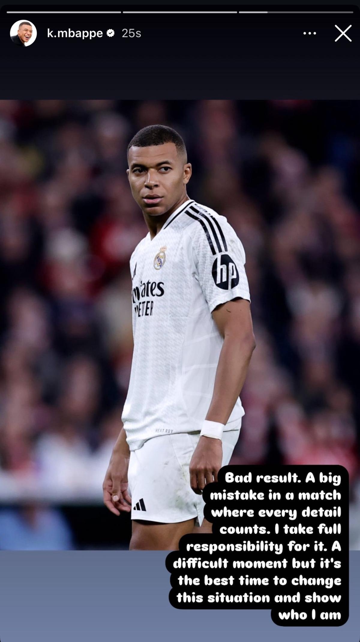Instagram de Kylian Mbappé