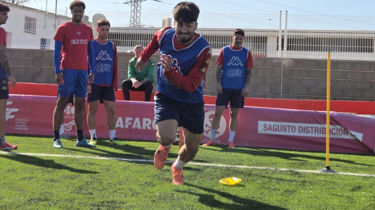 Un entrenamiento de esta semana.