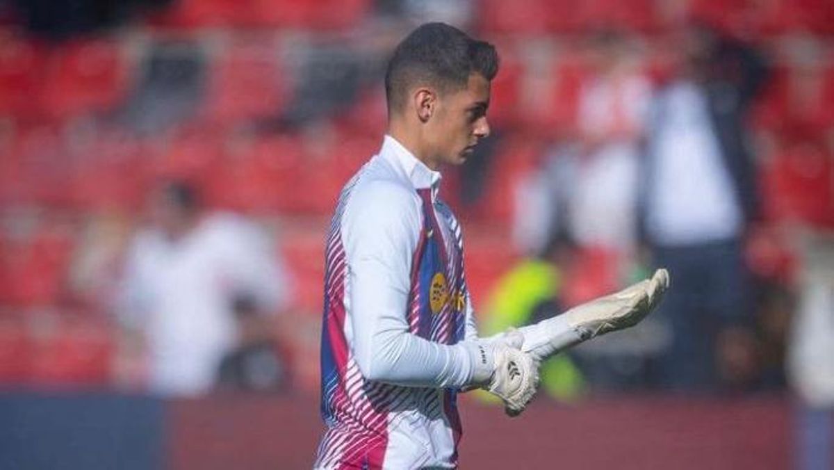 Aron Yaakobishvili, portero del Juvenil del Barça
