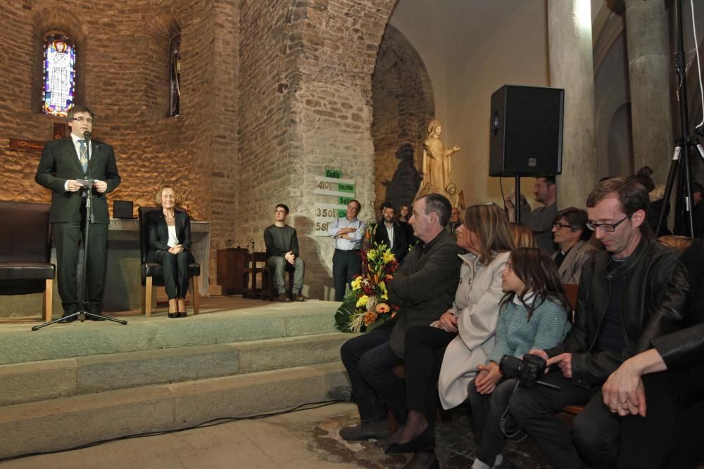 El president de la Generalitat, fill predilecte i medalla d''or del seu poble natal