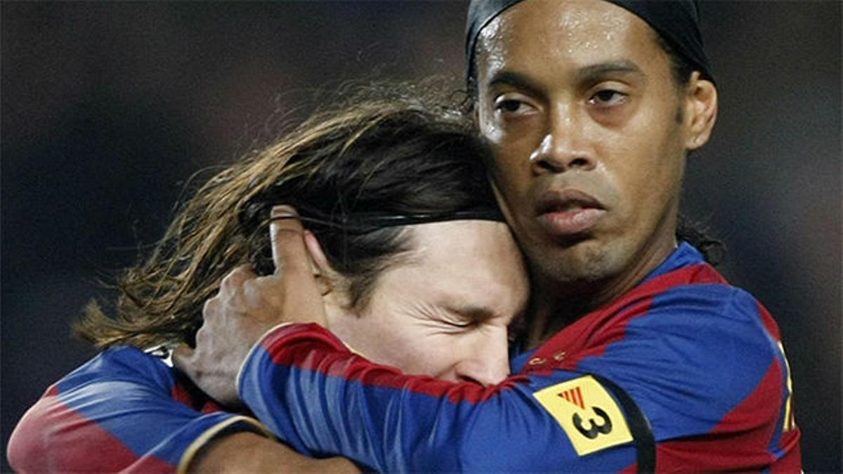 Ronaldinho: "Messi es el mejor de su época"