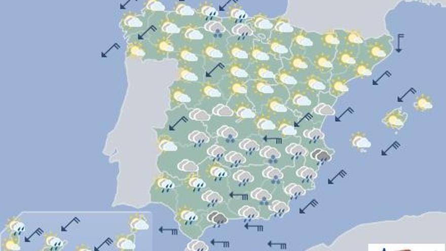 Vientos muy fuertes al sudeste y noroeste de Canarias