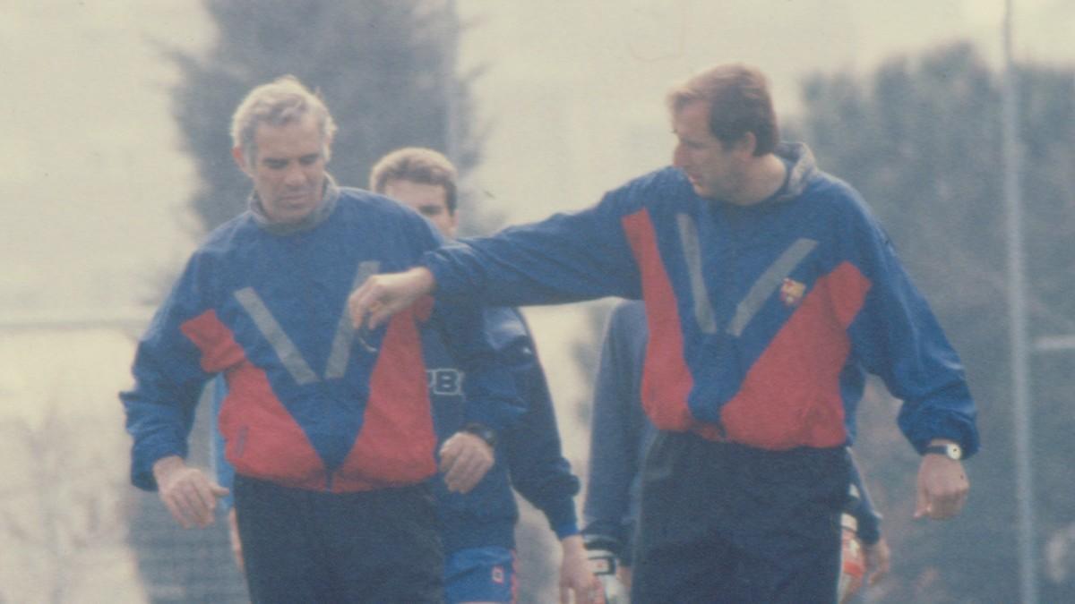 Luis Aragonés escogió a Rexach como su ayudante
