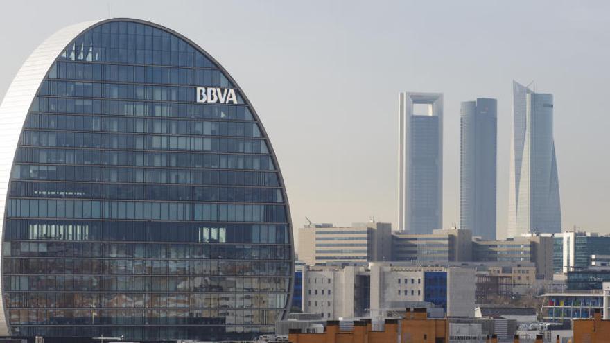 Edificio del BBVA en Madrid.