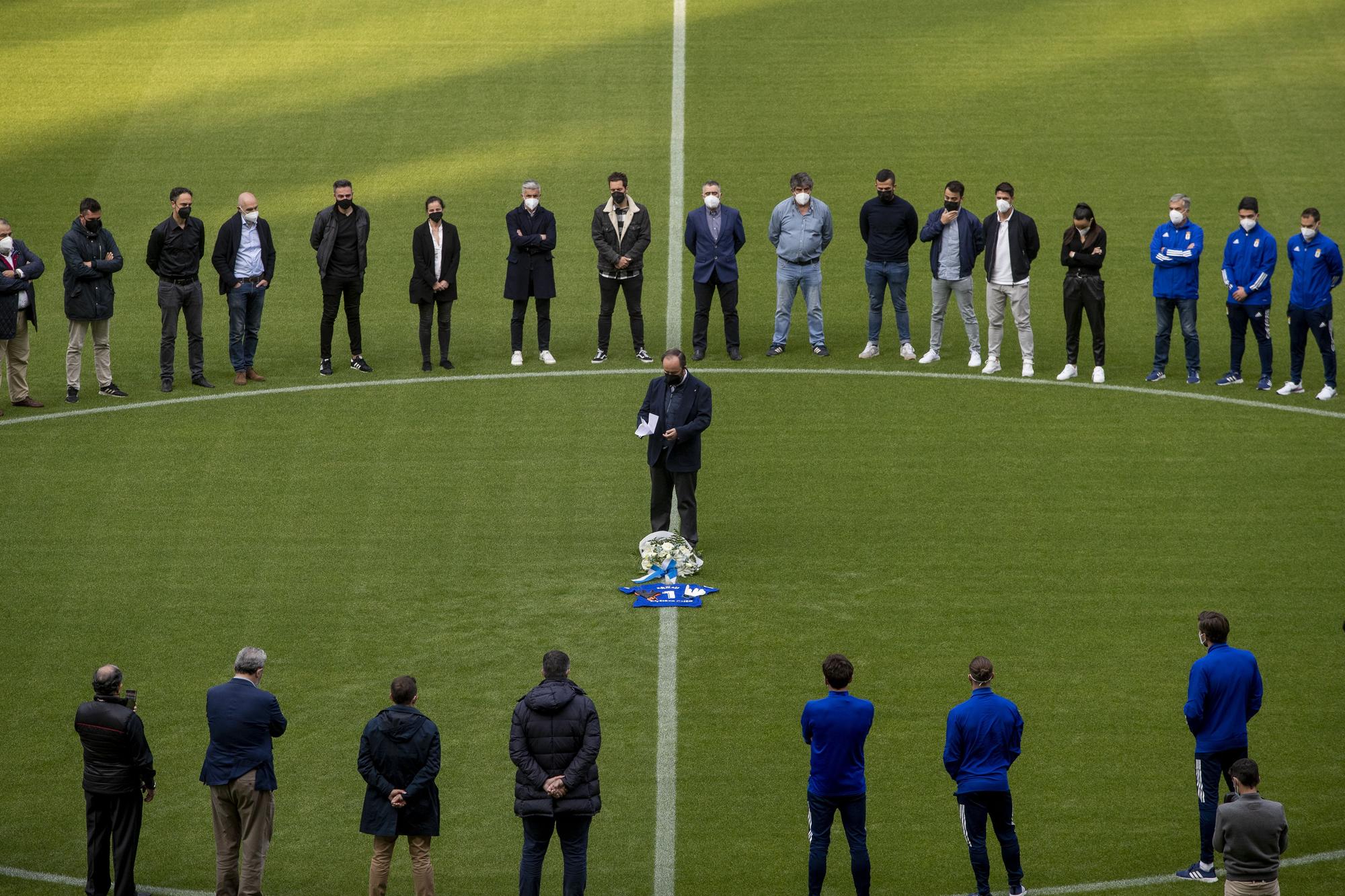 Las imágenes el homenaje a Arnau en el Tartiere