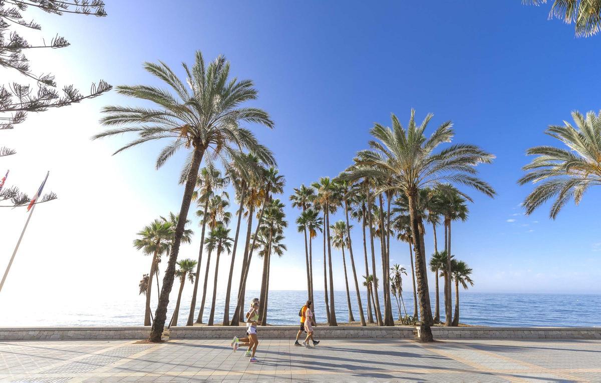 Paseo marítimo de San Pedro Alcántara.