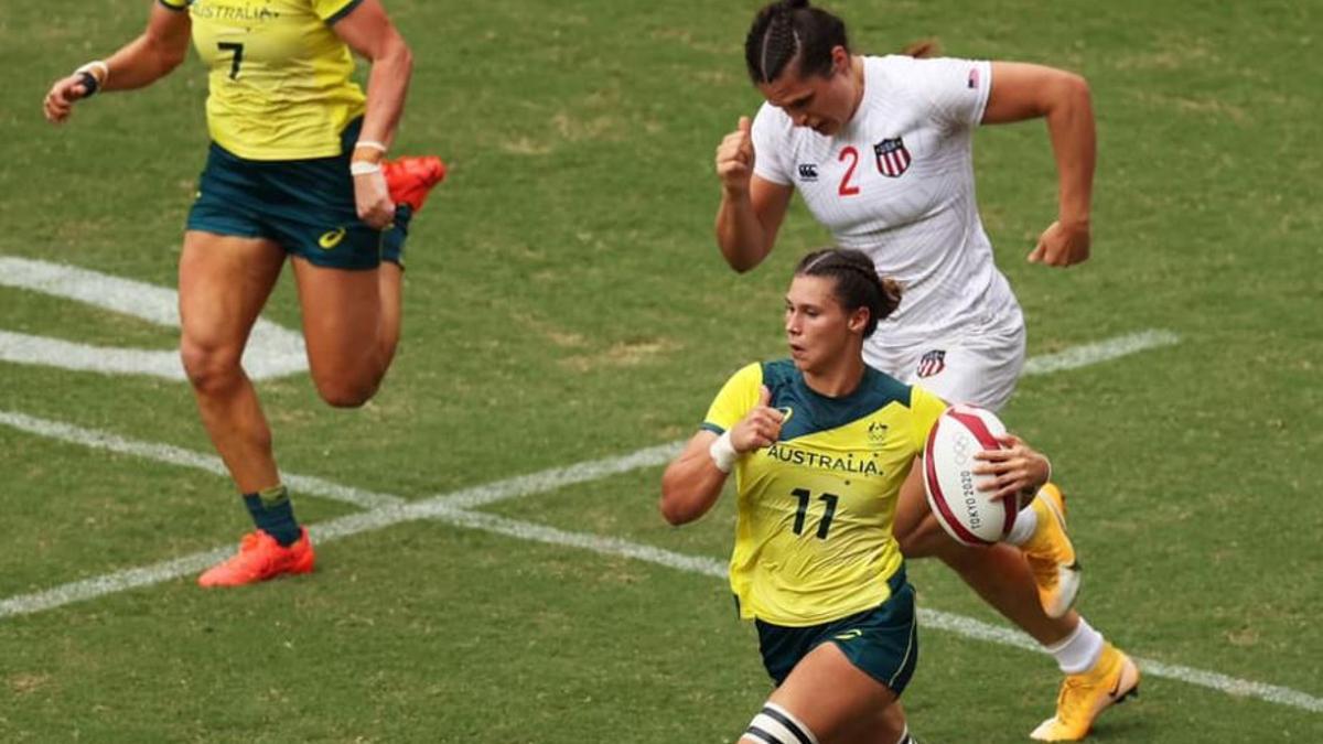 Imagen de un partido de las series mundiales entre Australia y Estados Unidos, este verano.