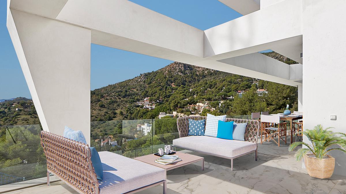 Una vivienda de lujo en la zona Este de Málaga capital.