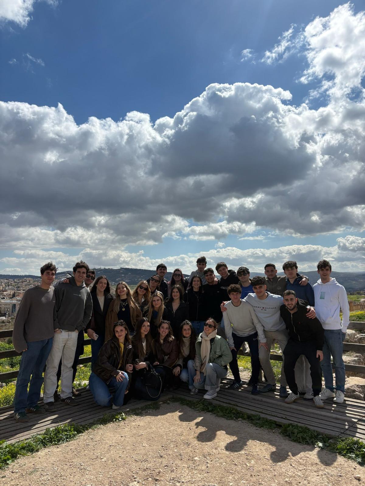 El grupo de estudiantes españoles de Erasmus en Italia que viajó a Jordania, donde quedó atrapado los la ofensiva estadounidense-israelí sobre Irán