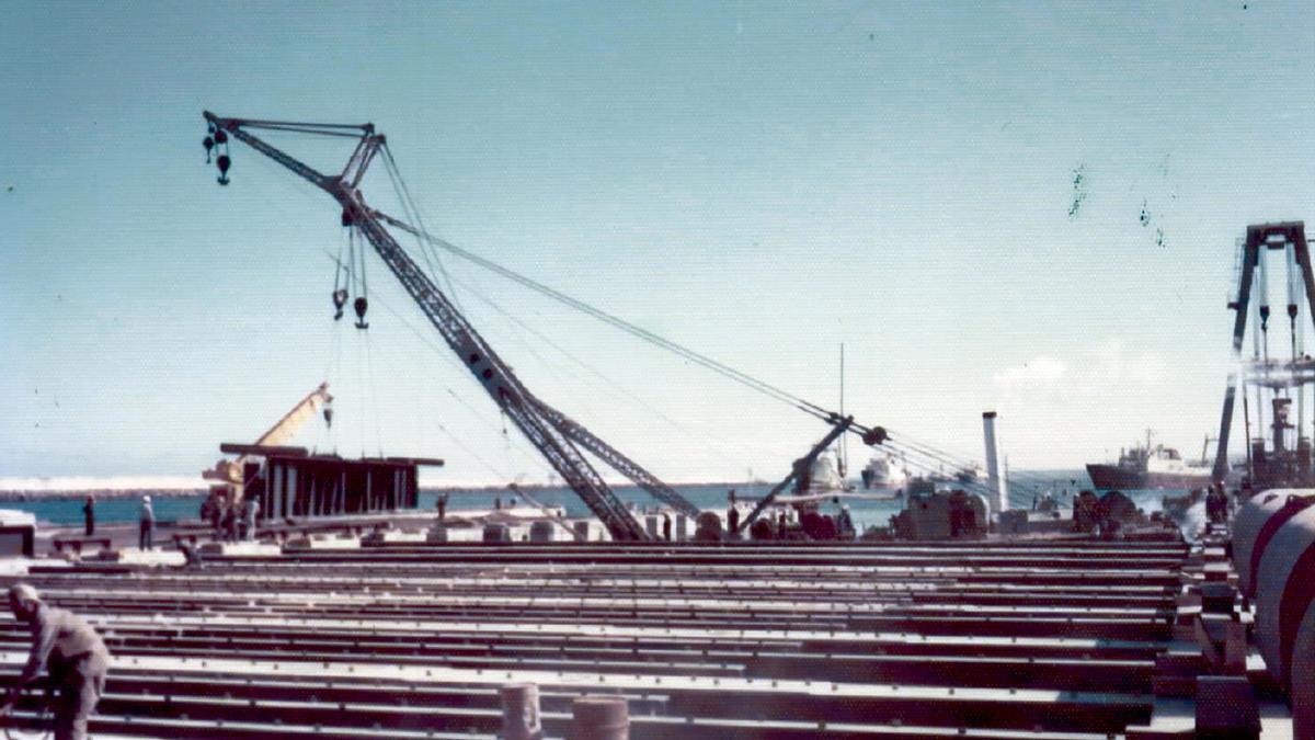 Construcción de los astilleros Astican.