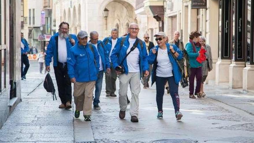 Una veintena de diabéticos zamoranos inicia el camino de Santiago