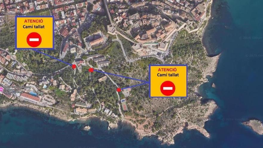 Ibiza: cortes de circulación por obras en caminos rurales