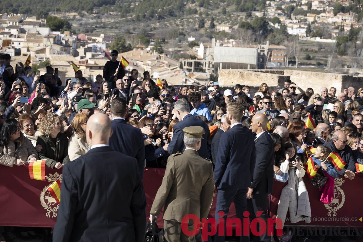 Visita de los reyes de España a Caravaca (explanada de la Basílica)
