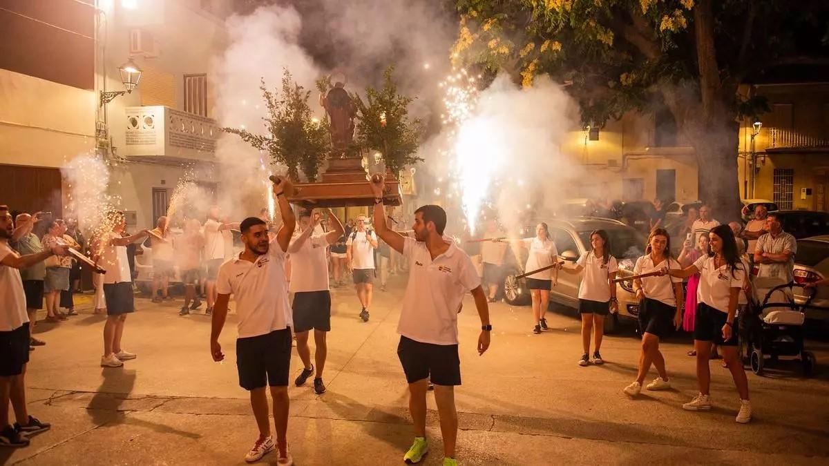 "Baixà" de Sant Roc en Estivella