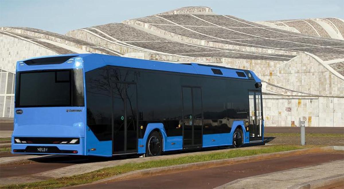 El bus desarrollado entre la china BYD y la gallega Castrosua, con su carrocería Nelec. |   // CASTROSUA
