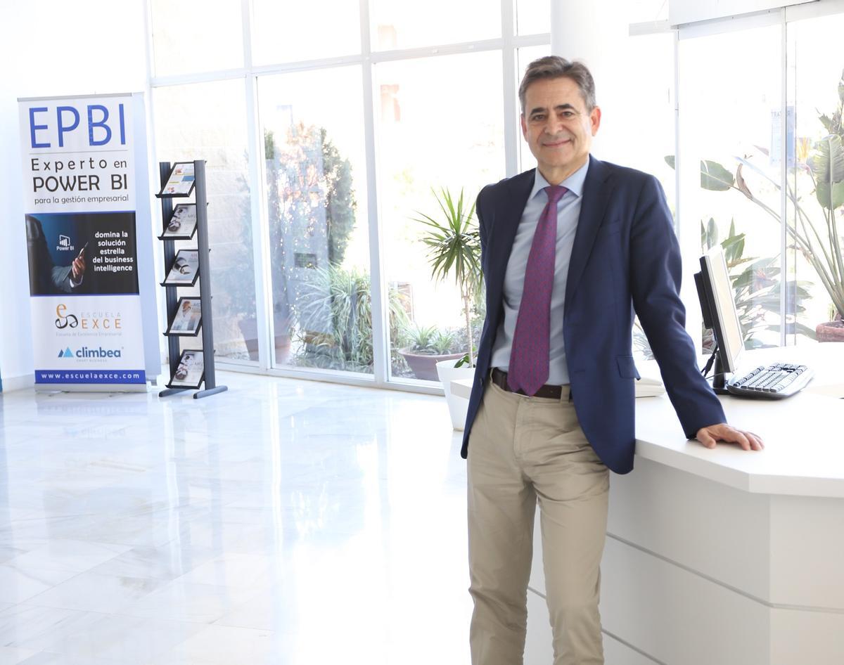 El director del BIC Euronova, Álvaro Simón de Blas, en su sede del PTA de Málaga.