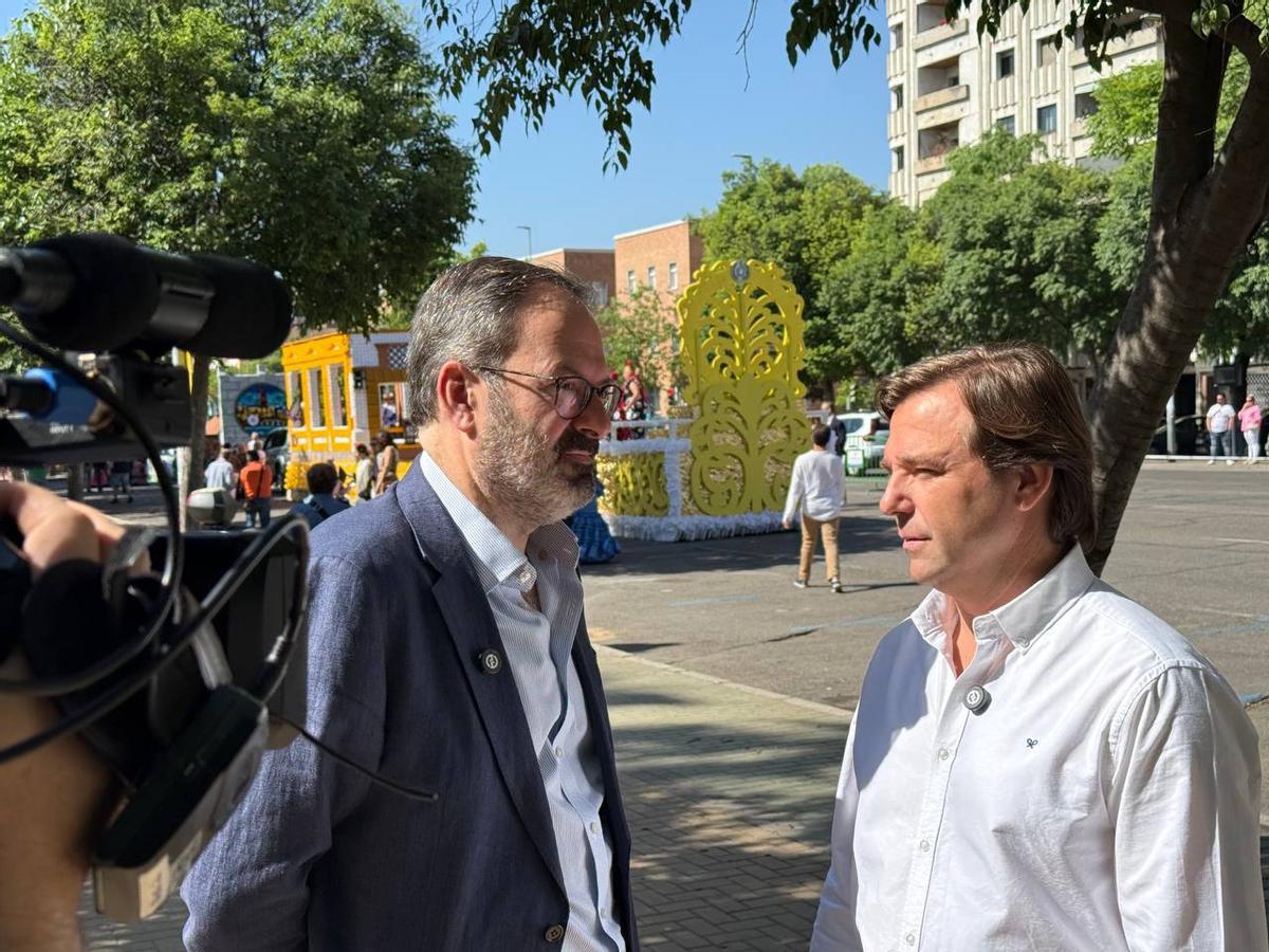 Antonio Repullo junto a Adolfo Molina, hoy en Córdoba.