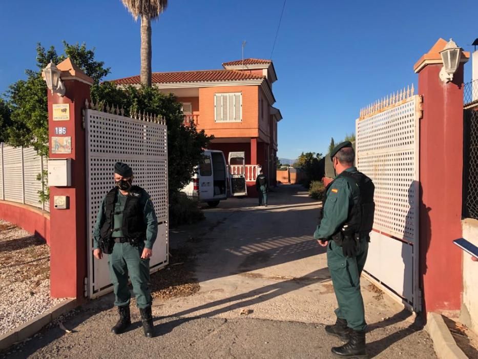 Marihuana en un chalé de Murcia