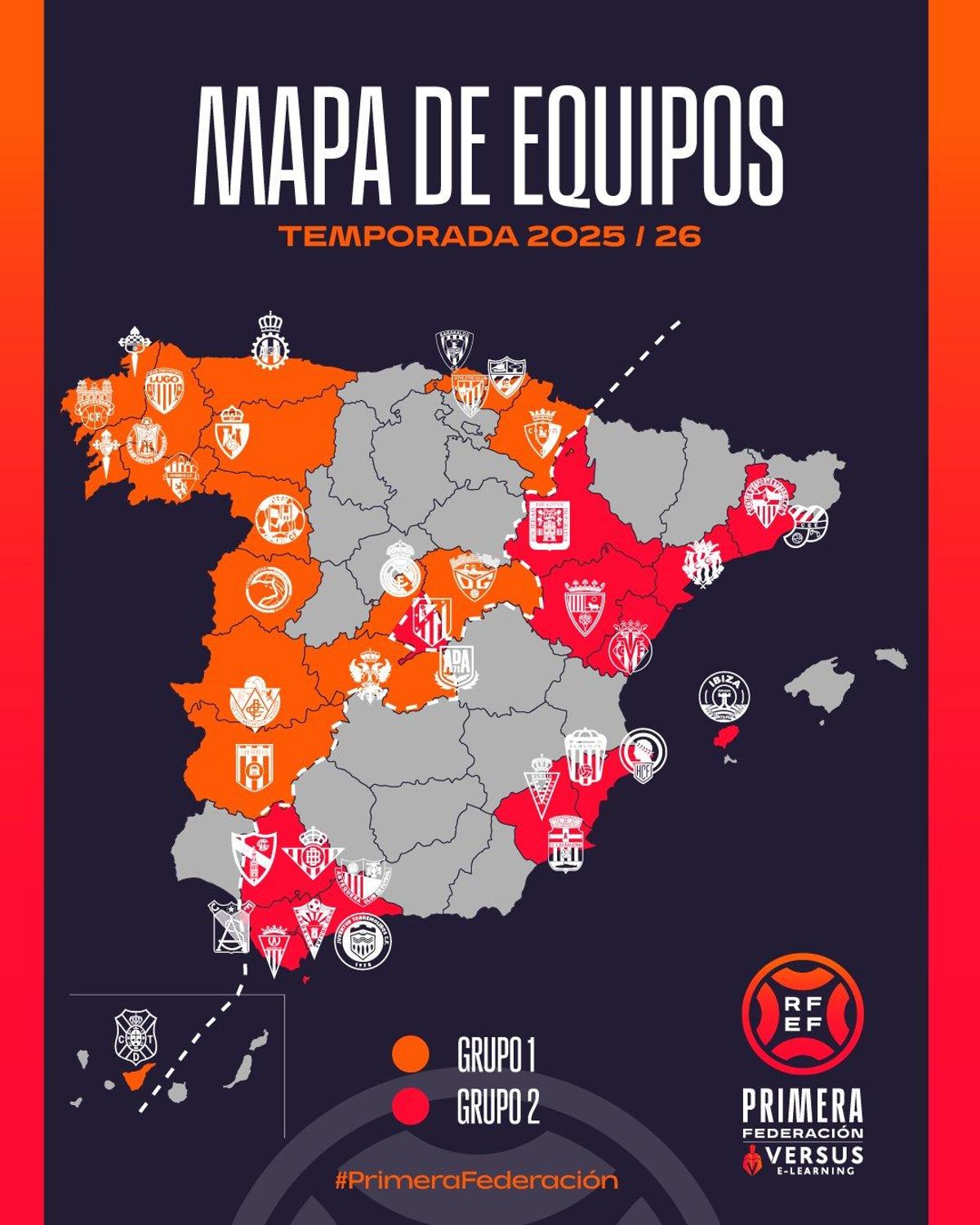 Grupos de Primera Federación