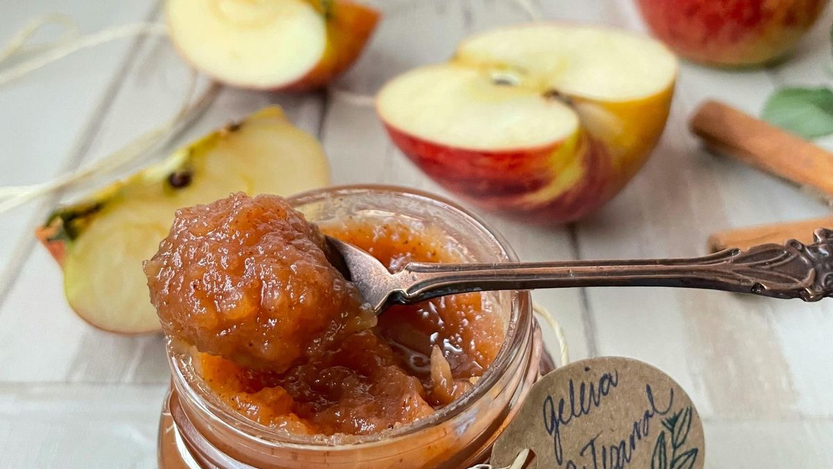 Mermelada de manzana.