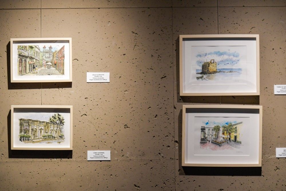 Exposición de ilustraciones de Las Palmas de Gran Canaria