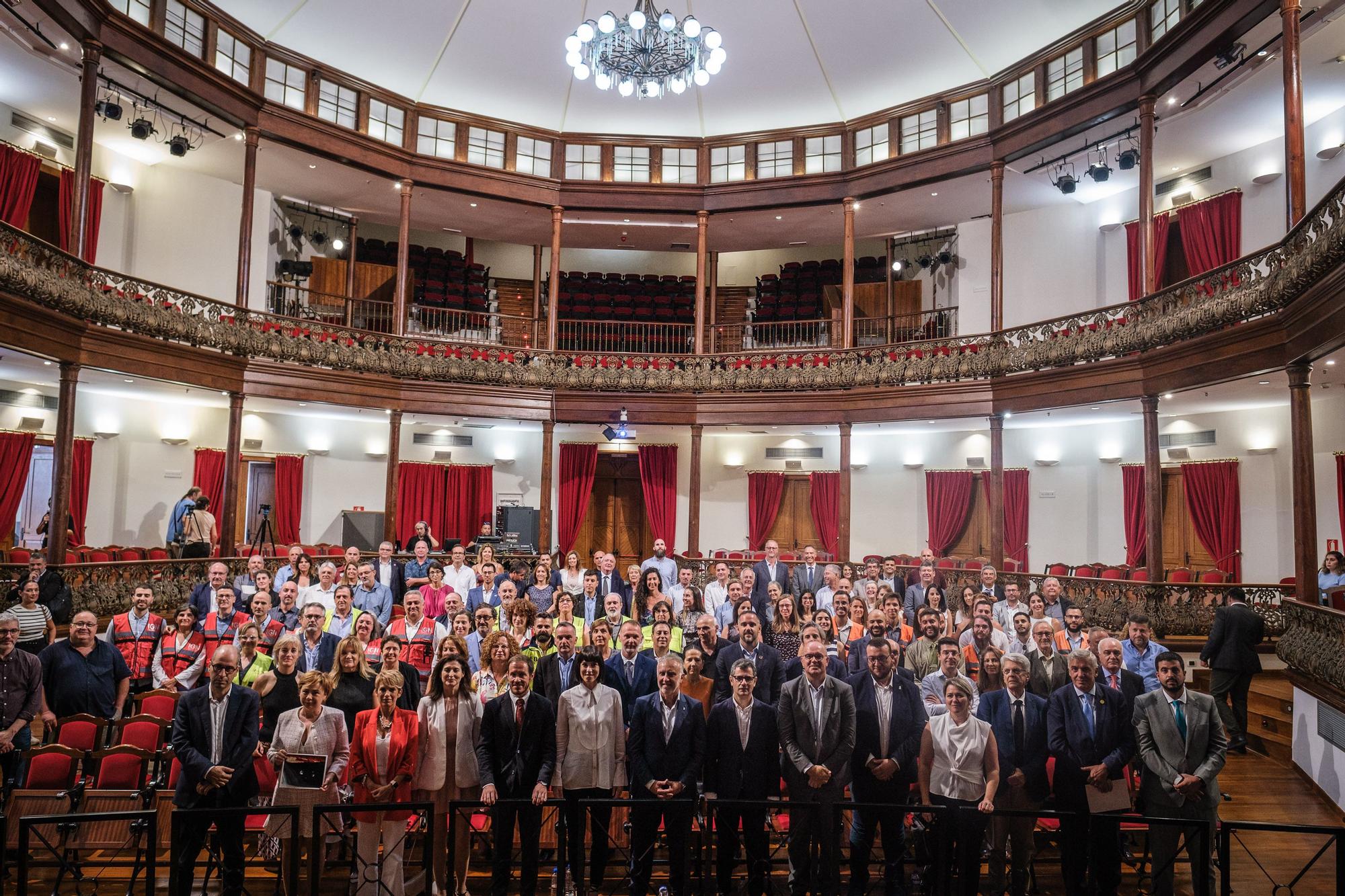 Acto institucional por el aniversario de la erupción de La Palma