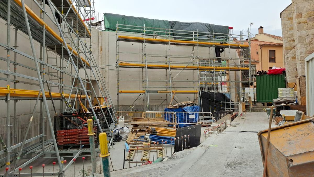 Obras del nuevo Museo de Semana Santa de Zamora.