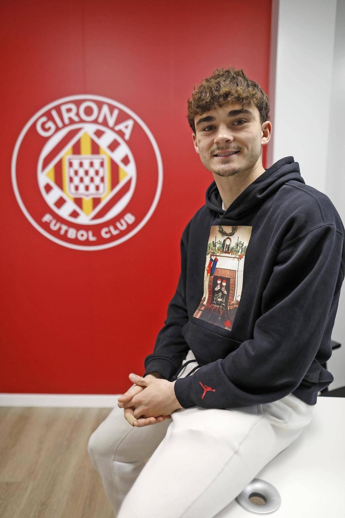 Joel Roca, extremo del Girona.