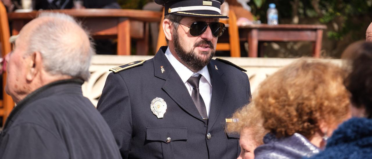 Javier Verdugo durante las fiestas de Santa Agnès de 2019.