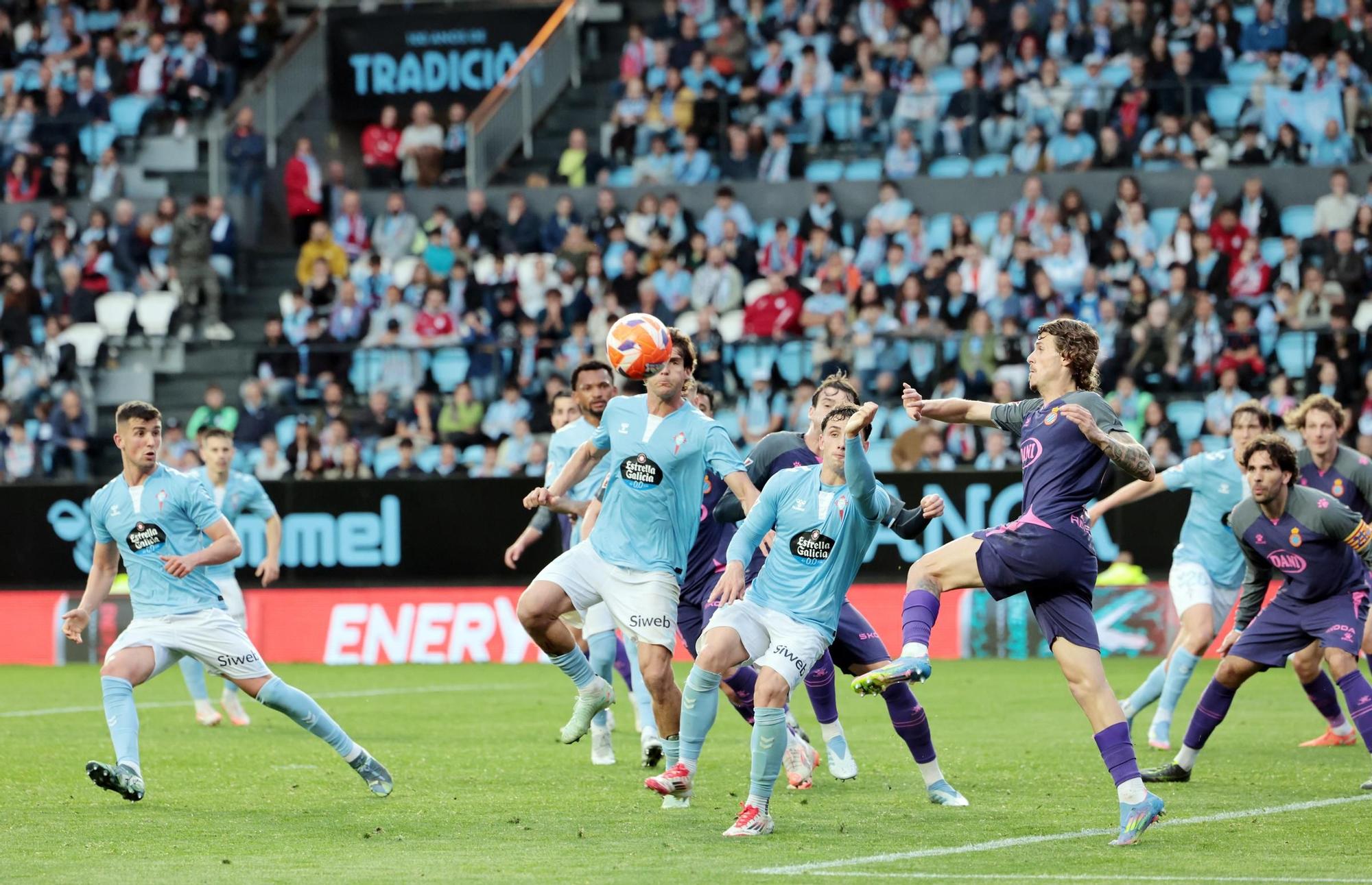 Las mejores imágenes del Celta - Espanyol