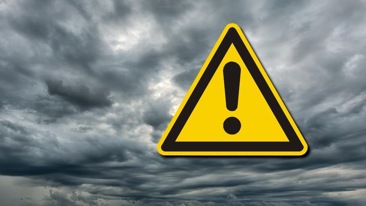 Advertencia por mal tiempo