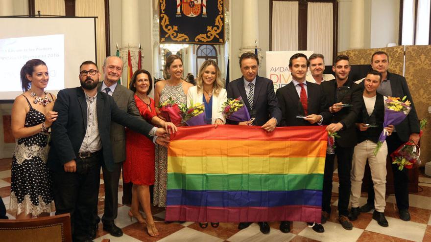 Entrega de los Premios Andalucía Diversidad en 2016, los galardones de los colectivos LGTB.