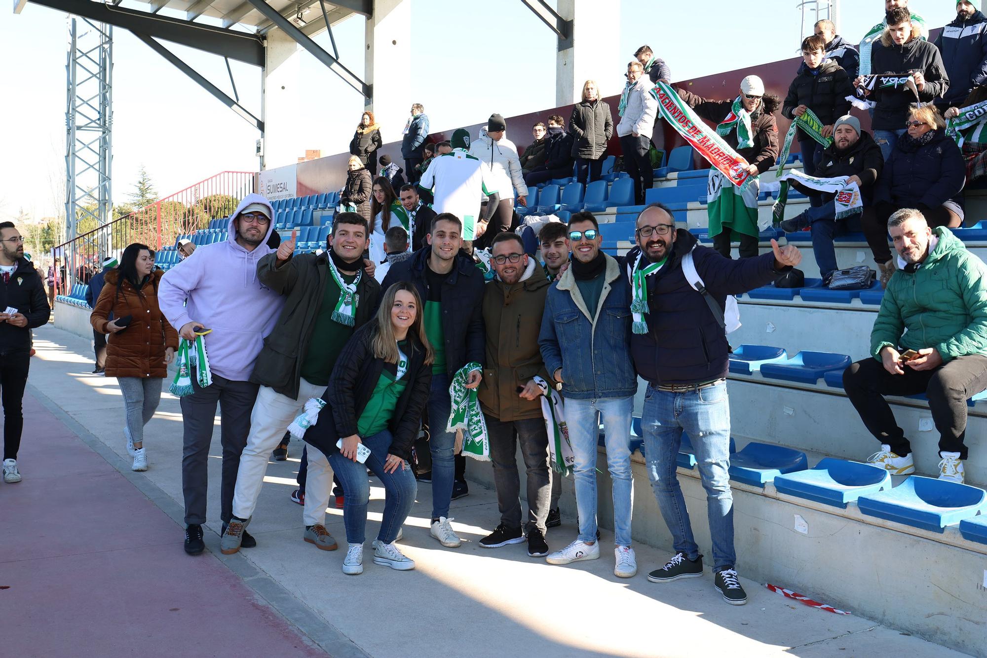 Las imágenes de los adficionados del Córdoba CF en Salamanca