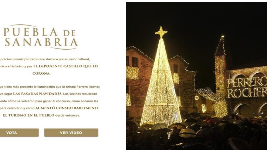 Puebla de Sanabria compite en el concurso de Ferrero Rocher &#039;Treinta años de luz juntos&#039;.