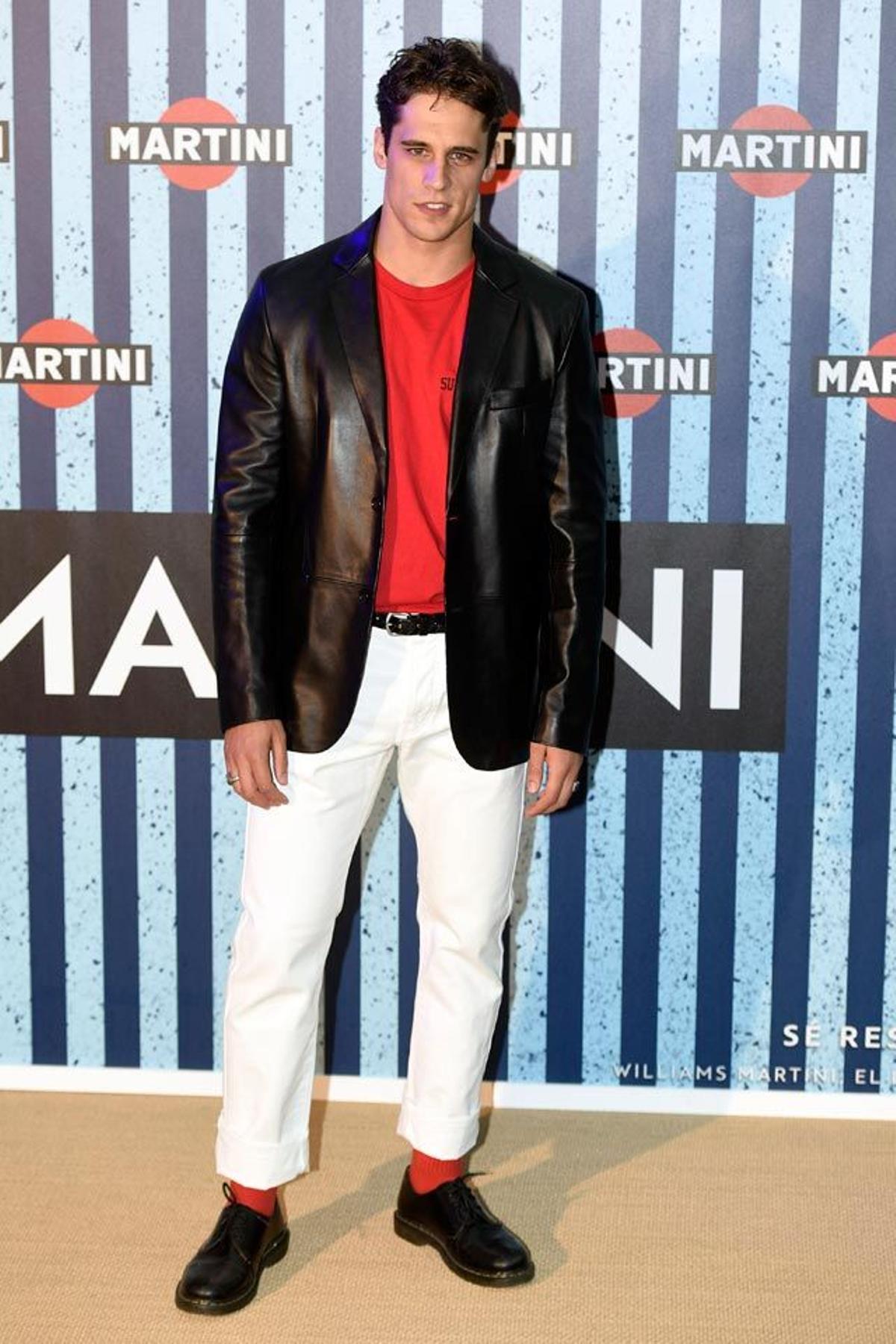 Martiño Rivas, en la fiesta de la inauguración de la Terrazza Martini.