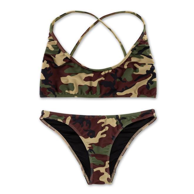 Bikini de camuflaje Kylie Jenner