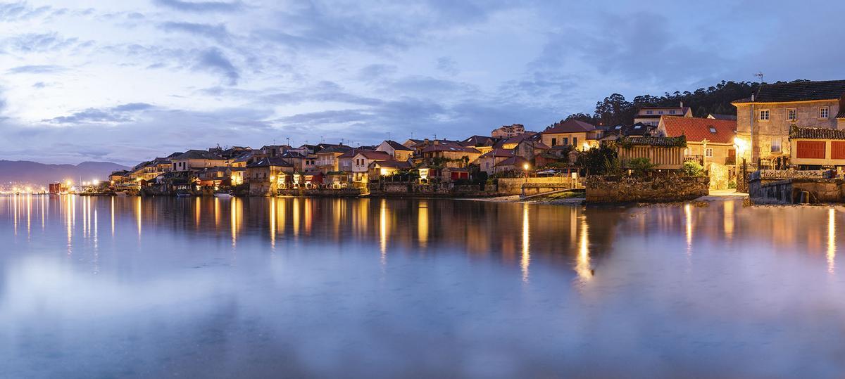 Vista del pueblo de Combarro, en Poio (Pontevedra).