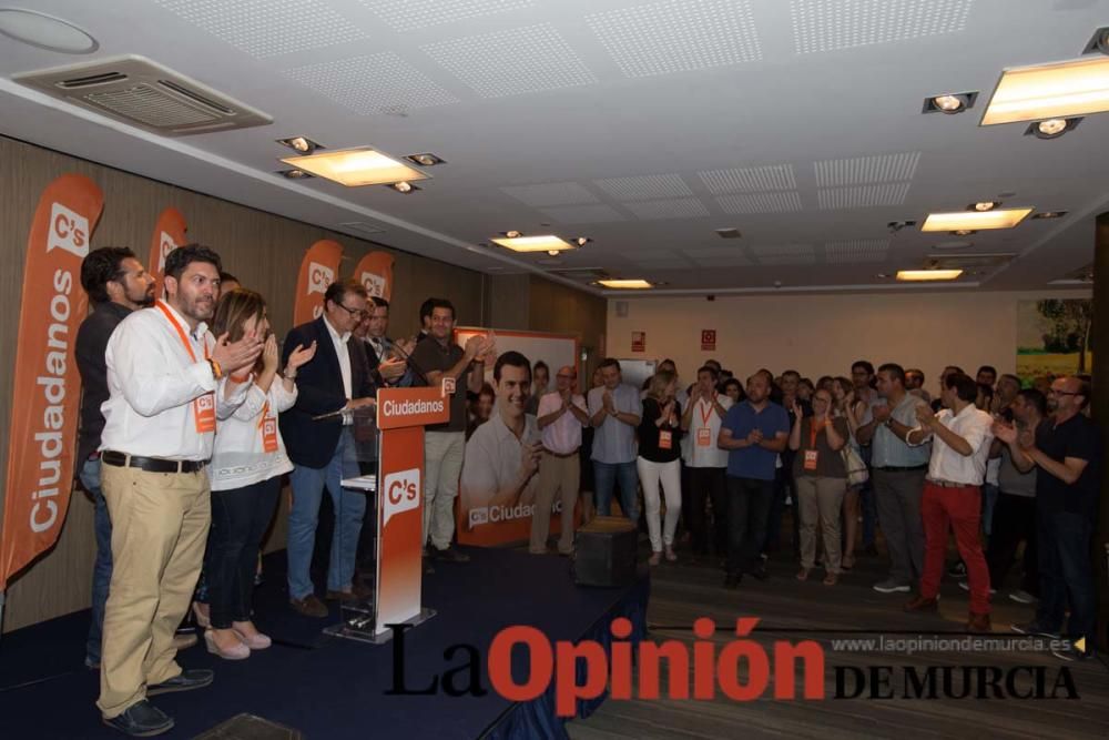 Noche electoral en Ciudadanos